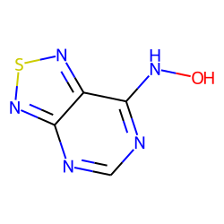 [1,2,5]Thiadiazolo[3,4-d]pyrimidine, 7-(hydroxyamino)-