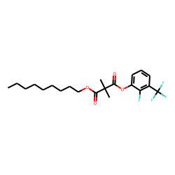 Dimethylmalonic acid, 2-fluoro-3-trifluoromethylphenyl nonyl ester
