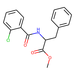 l-Phenylalanine, N-(2-chlorobenzoyl)-, methyl ester