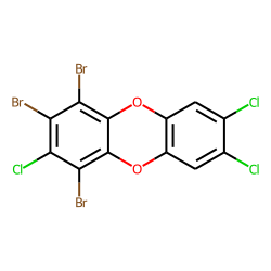 Dibenzodioxin, 1,2,4-tribromo-, 3,7,8-trichloro-