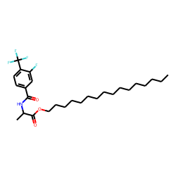 D-Alanine, N-(3-fluoro-4-trifluoromethylbenzoyl)-, hexadecyl ester
