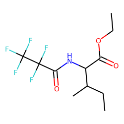 l-Isoleucine, n-pentafluoropropionyl-, ethyl ester