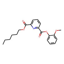2,6-Pyridinedicarboxylic acid, hexyl 2-methoxyphenyl ester