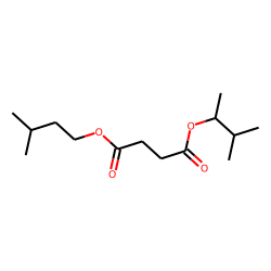 Succinic acid, 3-methylbutyl 3-methyl-2-butyl ester