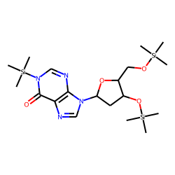 2'-Deoxyinosine, tris(trimethylsilyl) derivative