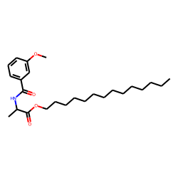 D-Alanine, N-(3-anisoyl)-, tetradecyl ester