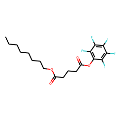 Glutaric acid, octyl pentafluorophenyl ester