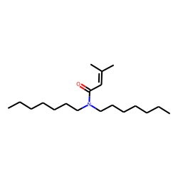 But-2-enamide, N,N-diheptyl-3-methyl-