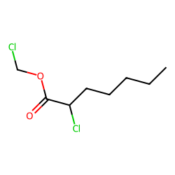 CHLOROMETHYL 2-CHLOROHEPTANOATE