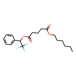 Glutaric acid, hexyl 1-phenyl-2,2,2-trifluoroethyl ester
