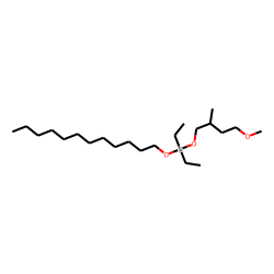 Silane, diethyldodecyloxy(2-methyl-4-methoxybutoxy)-