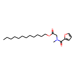 Sarcosine, N-(2-furoyl)-, dodecyl ester