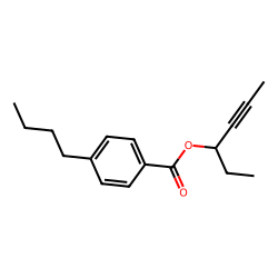 4-butylbenzoic acid, hex-4-yn-3-yl ester