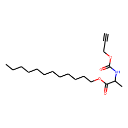 D-Alanine, N-propargyloxycarbonyl-, dodecyl ester