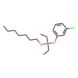 Silane, diethyl(3-chlorophenoxy)heptyloxy-