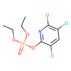 Phosphoric acid, diethyl 3,5,6-trichloro-2-pyridyl ester