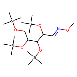 D-Arabinose, tetrakis(trimethylsilyl) ether, methyloxime (syn)
