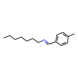 (p-methylbenzylidene)-heptyl-amine