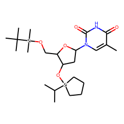 Thymidine, 3'-O-cyclotetramethylene-isopropylsilyl, 5'-O-TBDMS