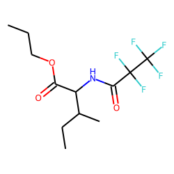 l-Isoleucine, n-pentafluoropropionyl-, propyl ester