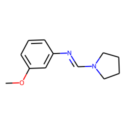 Methanimine, 1-(1-pyrrolidinyl), N-(3-methoxyphenyl)