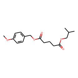 Glutaric acid, isobutyl 4-methoxybenzyl ester