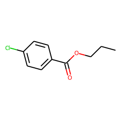 4-Chlorobenzoic acid, propyl ester