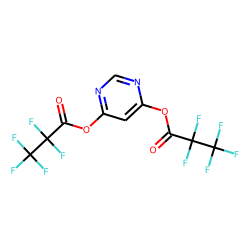 4,6-Dihydroxypyrimidine, bis(pentafluoropropionate)