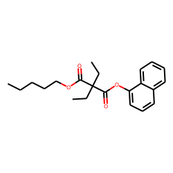 Diethylmalonic acid, 1-naphthyl pentyl ester