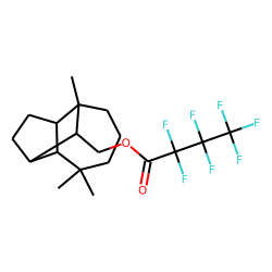 (-)-Isolongifolol, heptafluorobutyrate