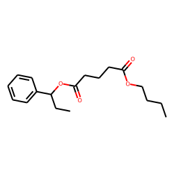 Glutaric acid, butyl 1-phenylpropyl ester