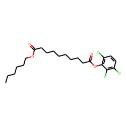 Sebacic acid, hexyl 2,3,6-trichlorophenyl ester