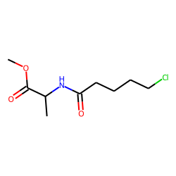 l-Alanine, N-(5-chlorovaleryl)-, methyl ester