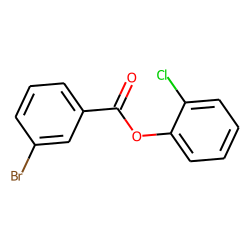 3-Bromobenzoic acid, 2-chlorophenyl ester