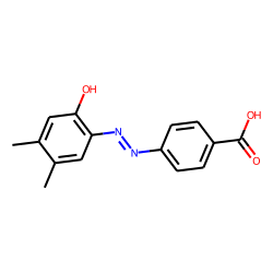 Benzoic acid, p-[(6-hydroxy-3,4-xylyl)azo]-