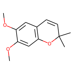2H-1-Benzopyran, 6,7-dimethoxy-2,2-dimethyl-