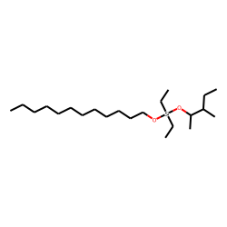 Silane, diethyldodecyloxy(3-methylpent-2-yloxy)-
