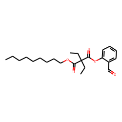 Diethylmalonic acid, 2-formylphenyl nonyl ester