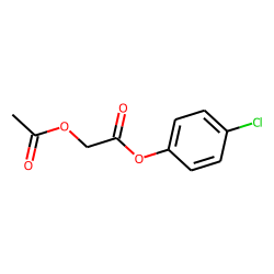 Acetoxyacetic acid, 4-chlorophenyl ester