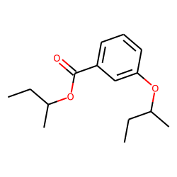 Benzoic acid, 3-(1-methylpropyl)oxy-, 1-methylpropyl ester