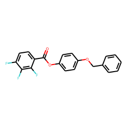 2,3,4-Trifluorobenzoic acid, 4-benzyloxyphenyl ester