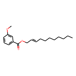 m-Anisic acid, undec-2-enyl ester