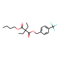Diethylmalonic acid, butyl 4-trifluoromethylbenzyl ester