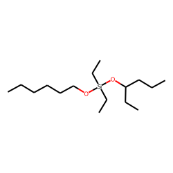 Silane, diethylhexyloxy(3-hexyloxy)-