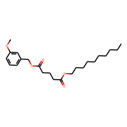 Glutaric acid, decyl 3-methoxybenzyl ester