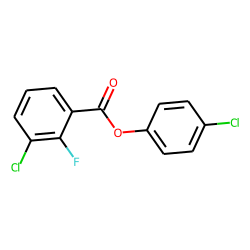 3-Chloro-2-fluorobenzoic acid, 4-chlorophenyl ester