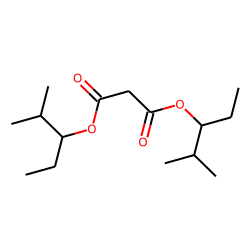 Malonic acid, di(2-methylpent-3-yl) ester
