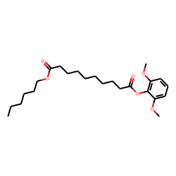 Sebacic acid, 2,6-dimethoxyphenyl hexyl ester