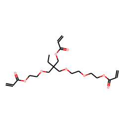 tri-ethoxylated trimethylol propane triacrylate (Acrylic acid 2-{2-[2-(2-acryloyloxy-ethoxy)-ethoxy]-ethoxymethyl}-2-acryloyloxymethyl-butyl ester)