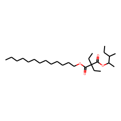 Diethylmalonic acid, 3-methylpent-2-yl tridecyl ester
